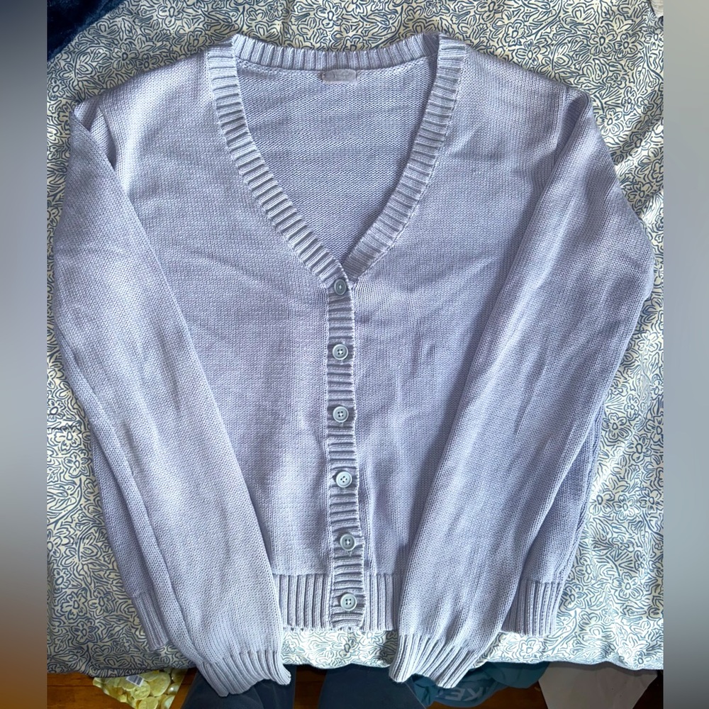 Brandy Melville Blue Cardigan